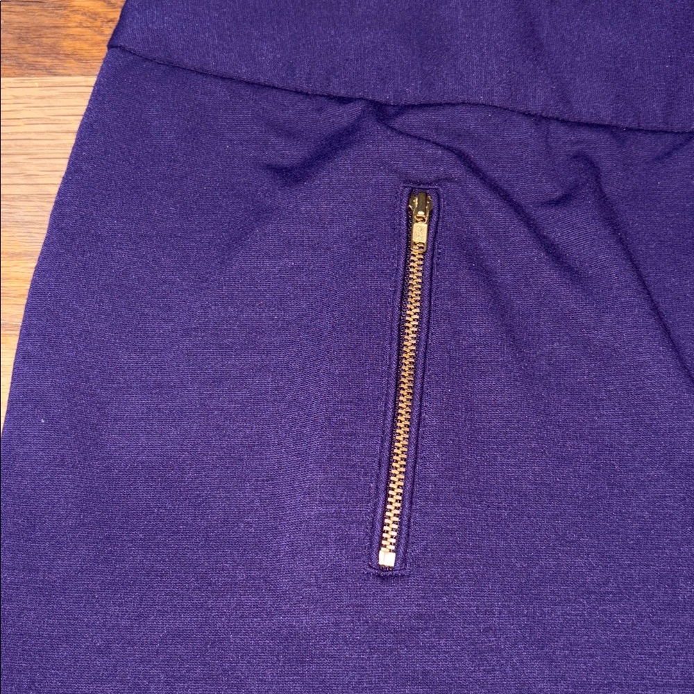 LANE BRYANT purple pencil skirt